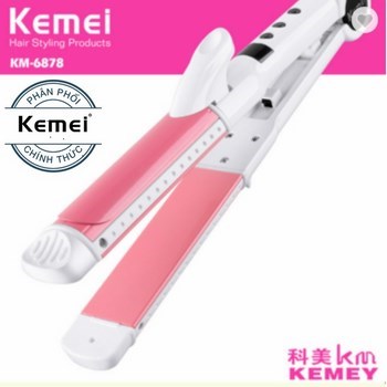 Máy duỗi tóc 2in1 Kemei KM-6878