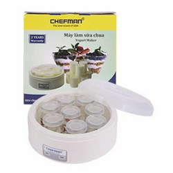 Máy làm sữa chua 8 cốc thủy tinh Chefman CM-302T