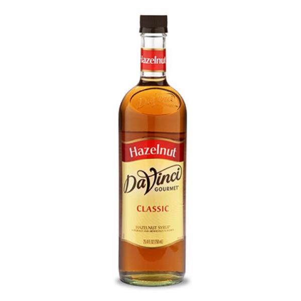 DaVinci Toasted Hazelnut 750 ml - hương vị quả phỉ rang